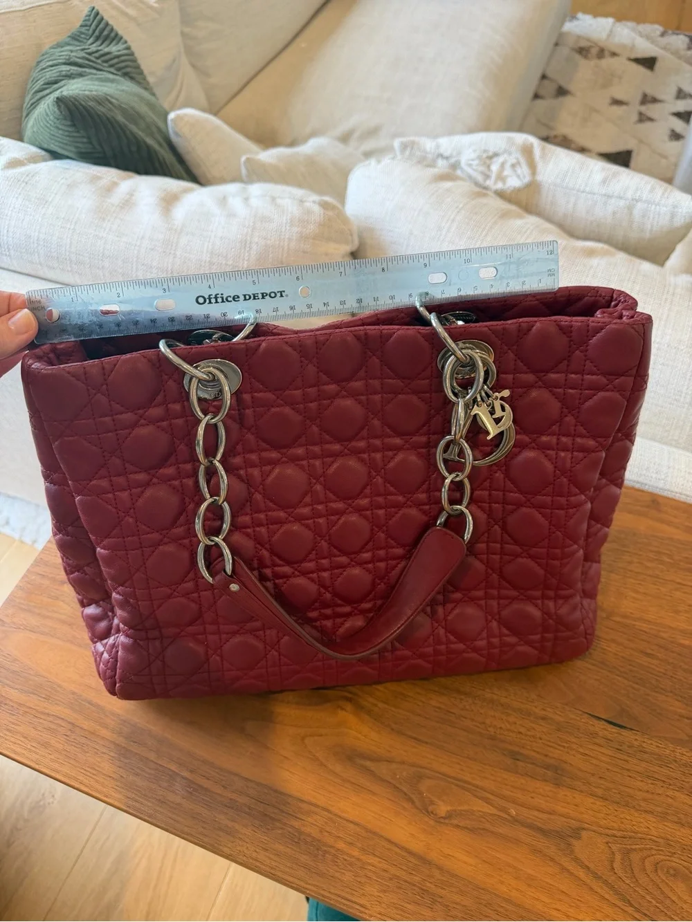 Dior Large Cannage Shopping Tote